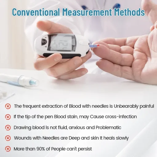 DIYSTAR™ GlucoSense Non-Invasive Laser Blood Glucose Meter