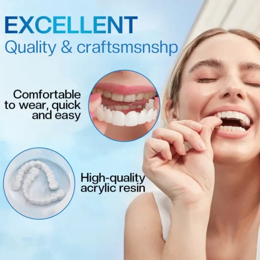 EzySmile™ Moldable Dentures