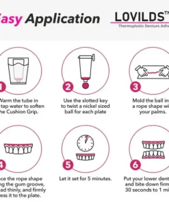 LOVILDS™Thermoplastic Denture Adhesive