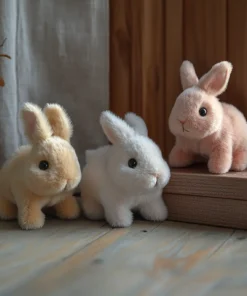 🐇Lifelike Bunny Toy: Hops, Twitches, and Wiggles for Endless Fun & Companionship!