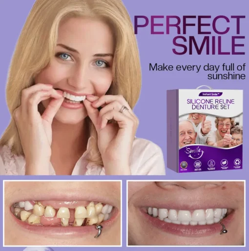 Smile™ Silicone Reline Denture Set